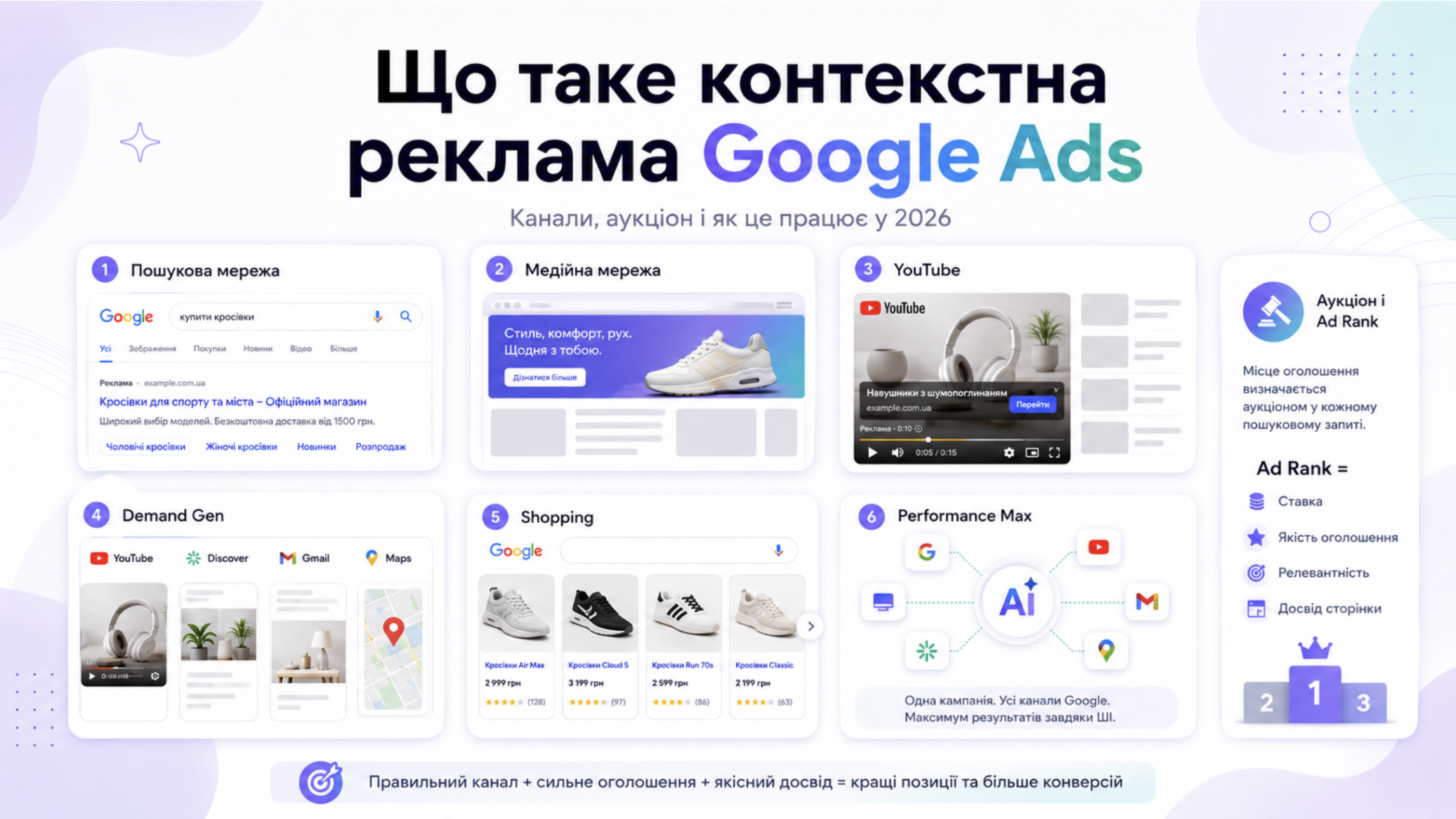 Що таке контекстна реклама Google Ads – як працює і де показується
