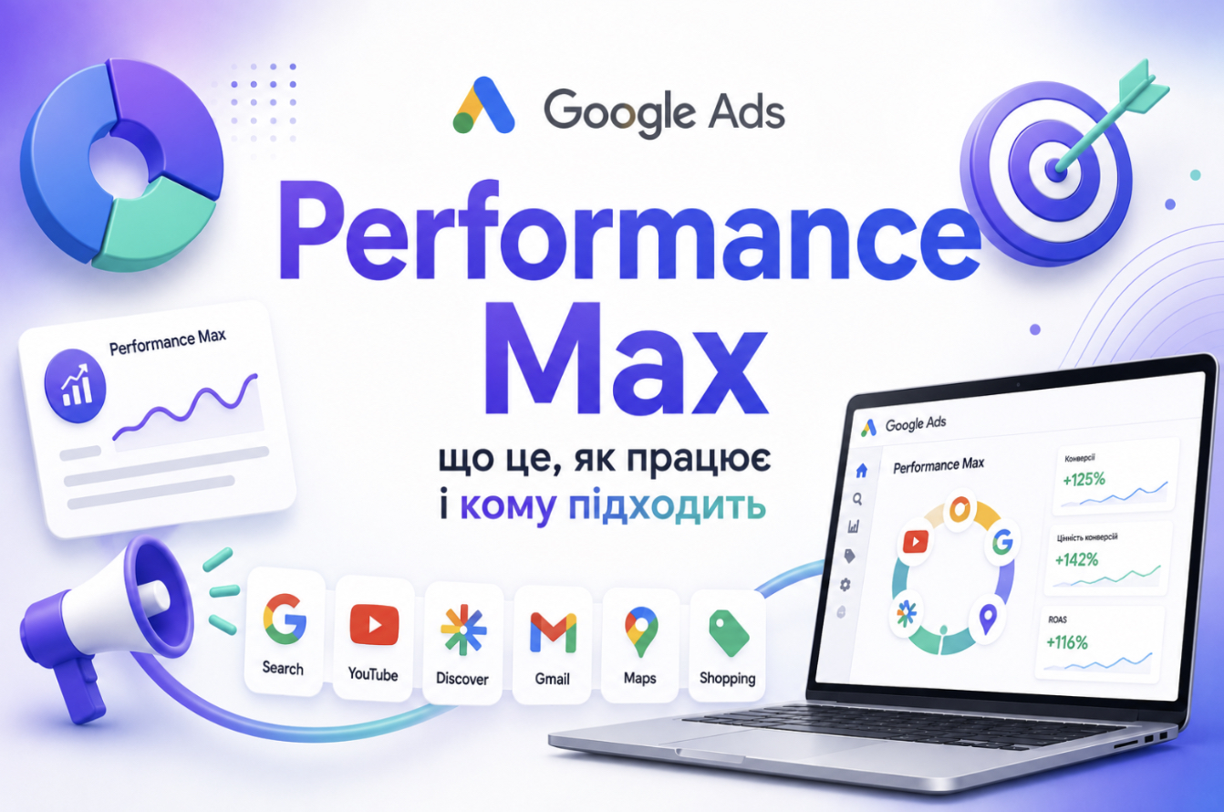 Performance Max: що це, як працює і кому підходить